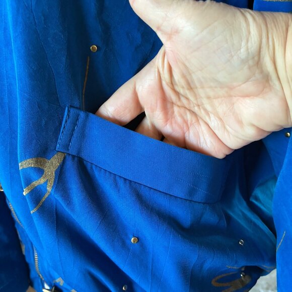 Vintage Vital Elements NY Resort Jacket - Small - Ornate Gold accents - Picture 6 of 12